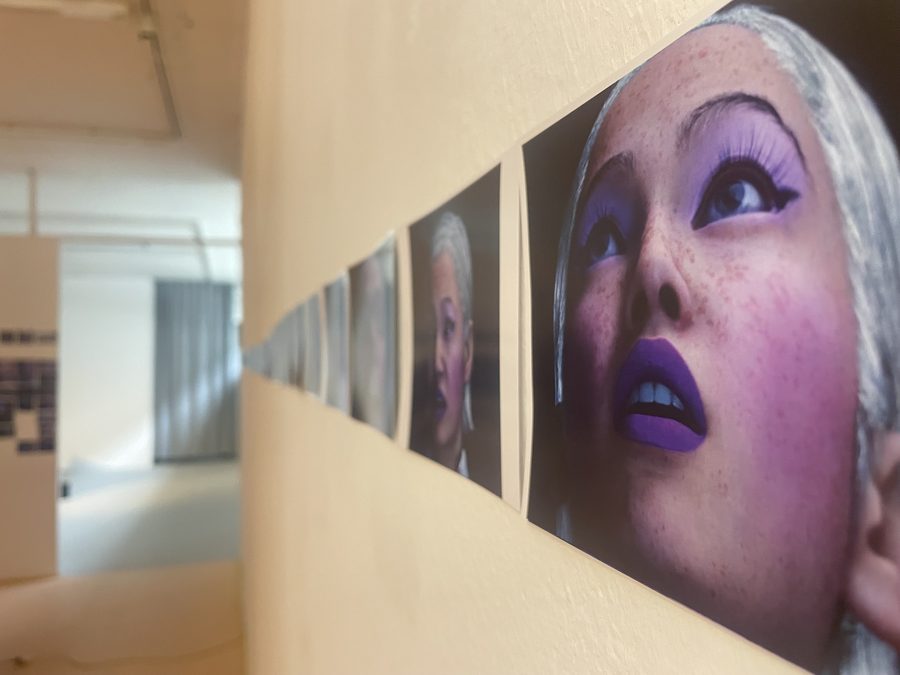 Final work shown as a gallery installation